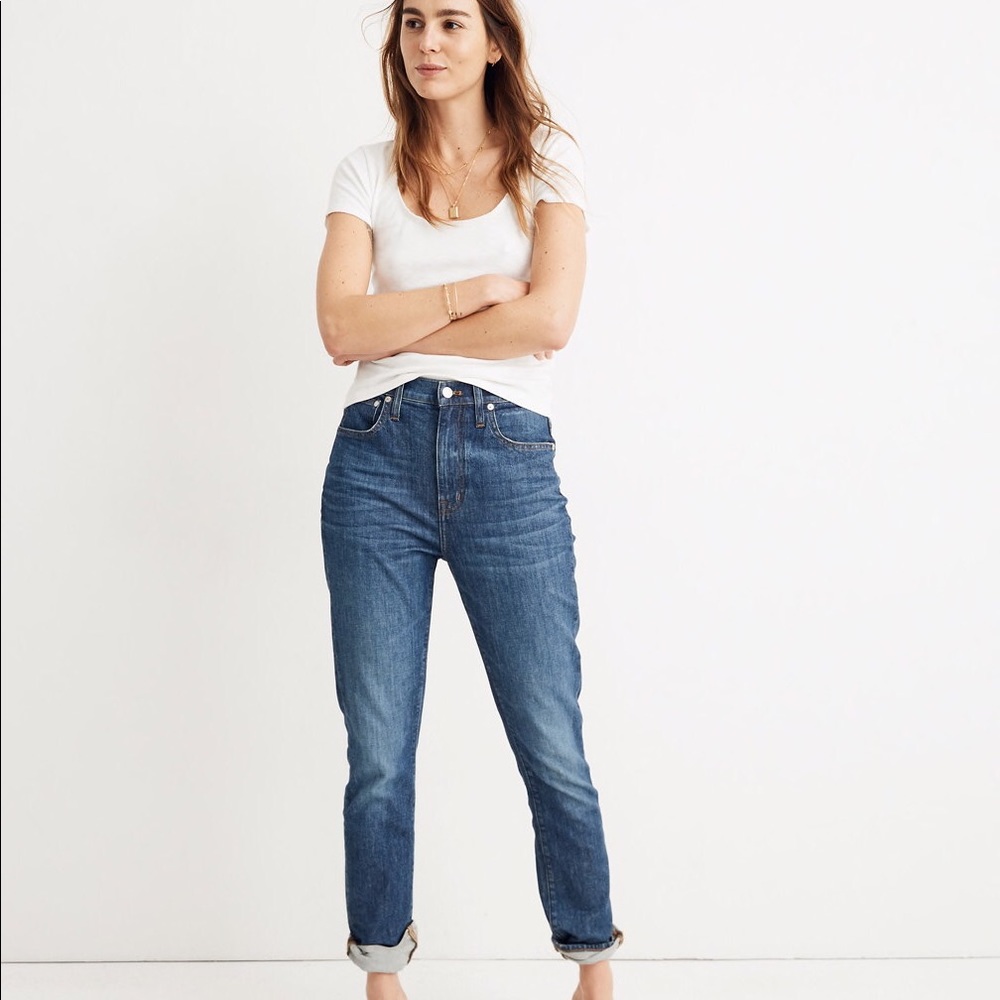 EUC Madewell High Rise Slim Boyjeans: Eco Edition